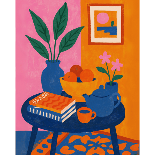 A cozy corner | Paint by Number-Paint by numbers