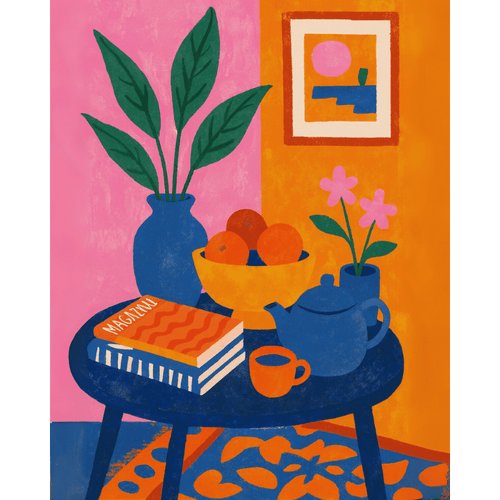 A cozy corner | Paint by Number