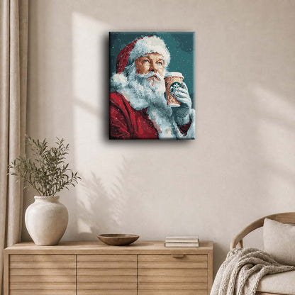 Santa`s Latte | Paint by Number
