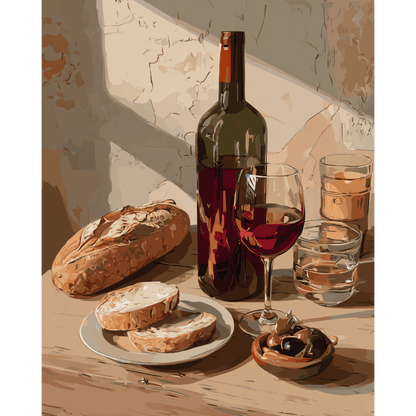 A Taste of Tuscany | Paint by Number-Paint by numbers