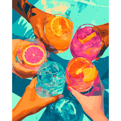 Cheers! | Paint by Number-Paint by numbers