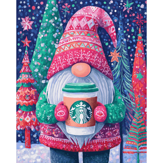 Nordic gnome | Paint by Number-Paint by numbers