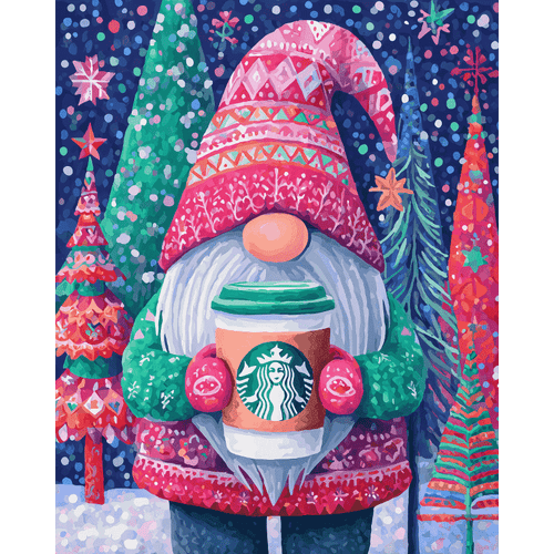 Nordic gnome | Paint by Number