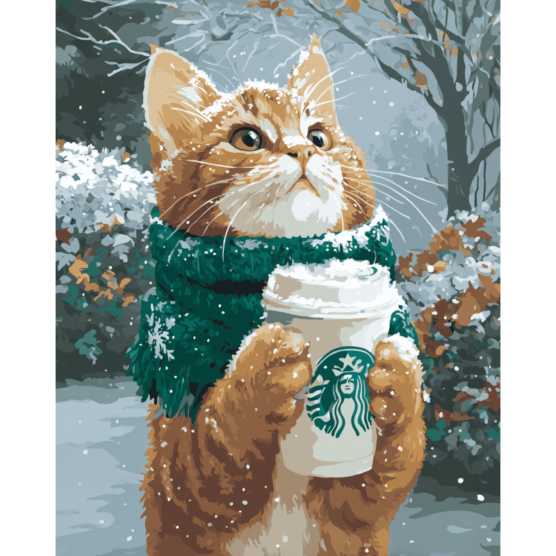 Warm paws | Paint by Number