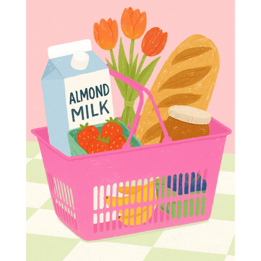 Basket for Her | Paint by Number-Paint by numbers
