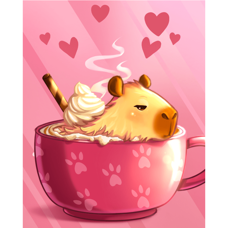 Capyccino - By Vink-Paint by numbers