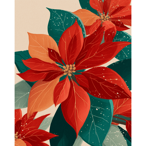 Bloom of December | Paint by Number