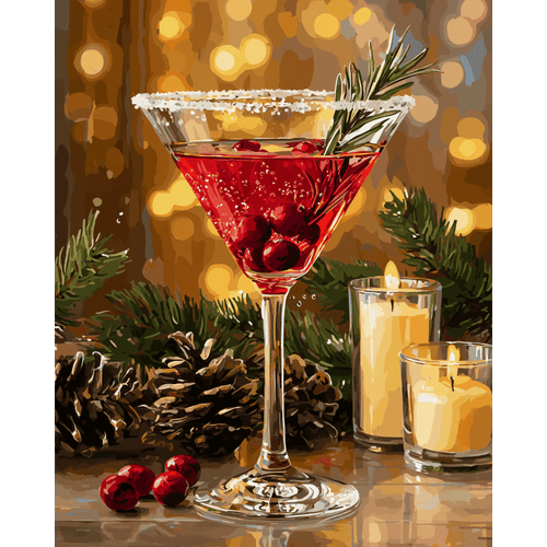 Christmas Cosmopolitan | Paint by Number