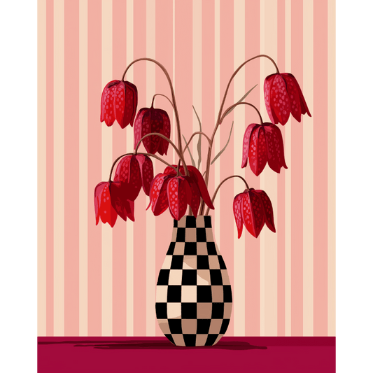 Minimalist flowers | Paint by Number-Paint by numbers