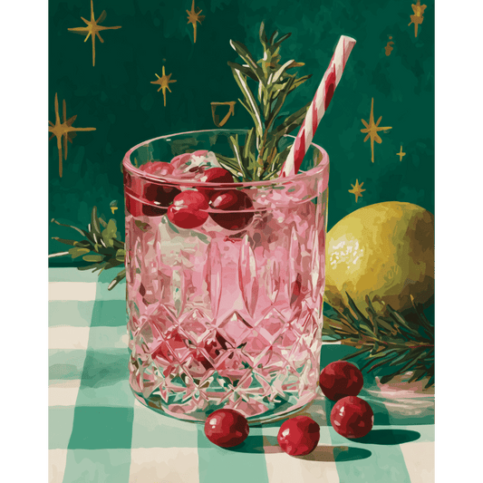 Cranberry Joy | Paint by Number-Paint by numbers