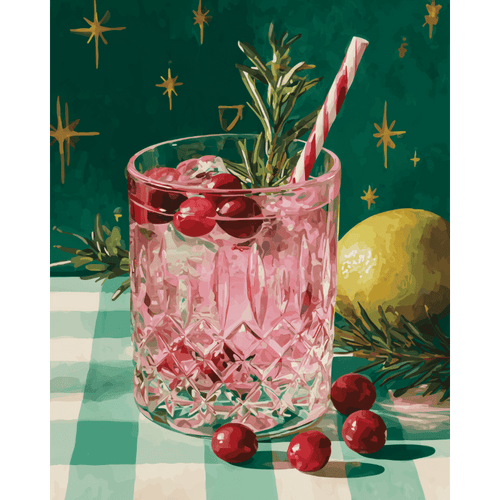 Cranberry Joy | Paint by Number