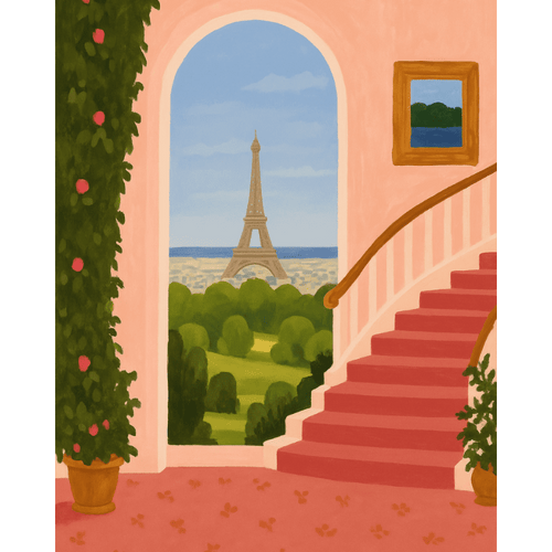 Morning at Montparnasse | Paint by Number