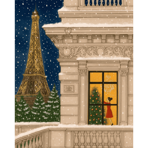 Parisian Eve | Paint by Number