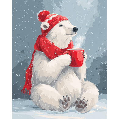 Cute polar bear | Paint by Number