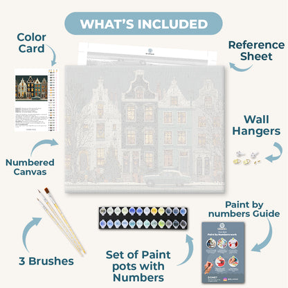 Lights of Amsterdam | Paint by Number