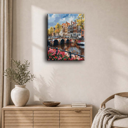 Romantisk kanal | Maleri etter tall