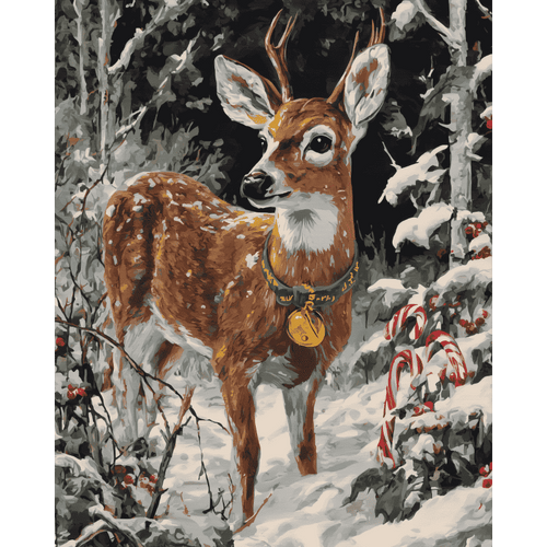 Real Rudolf | Paint by Number