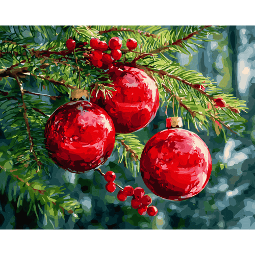 Christmas ornaments | Paint by Number
