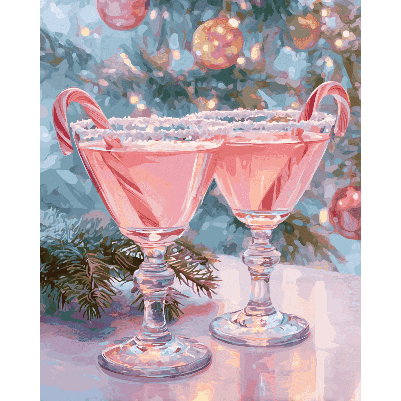 Christmas Punch | Paint by Number-Paint by numbers