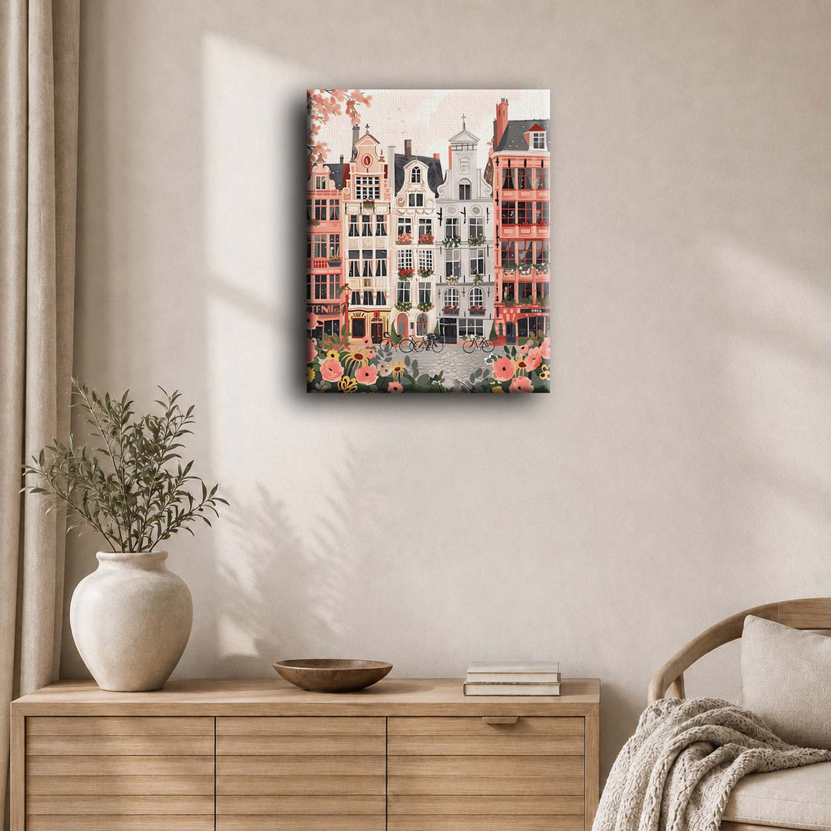 Belgisk by | Maleri etter tall