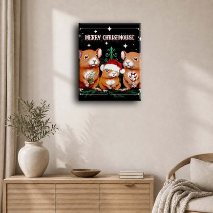 Merry Christmouse - By Tiny Tami | Paint by Number