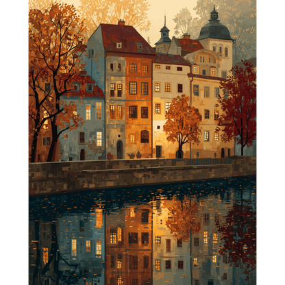 Prague | Paint by Number-Paint by numbers