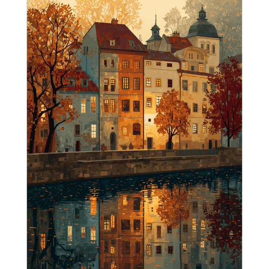 Prague | Paint by Number-Paint by numbers