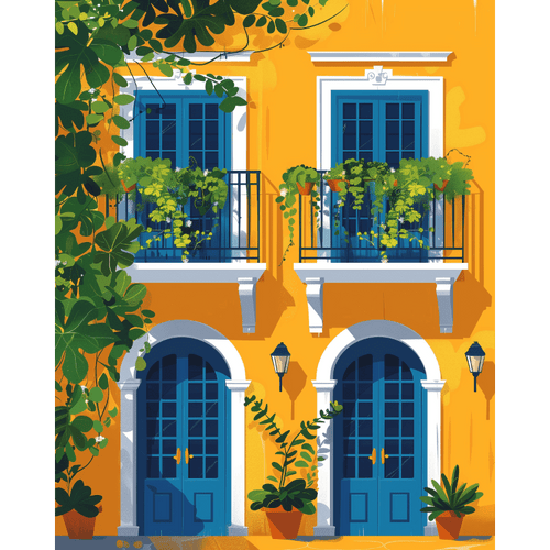 Colors of Lisbon | Paint by Number