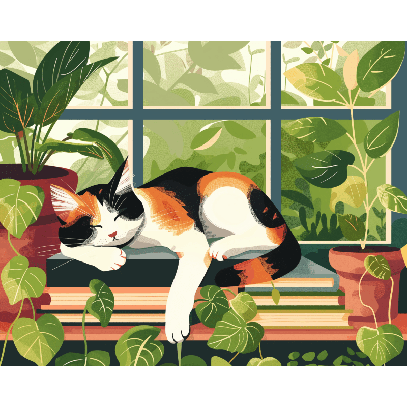 Peaceful sleep | Paint by Number