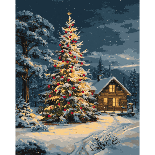 Silent Night | Paint by Number-Paint by numbers
