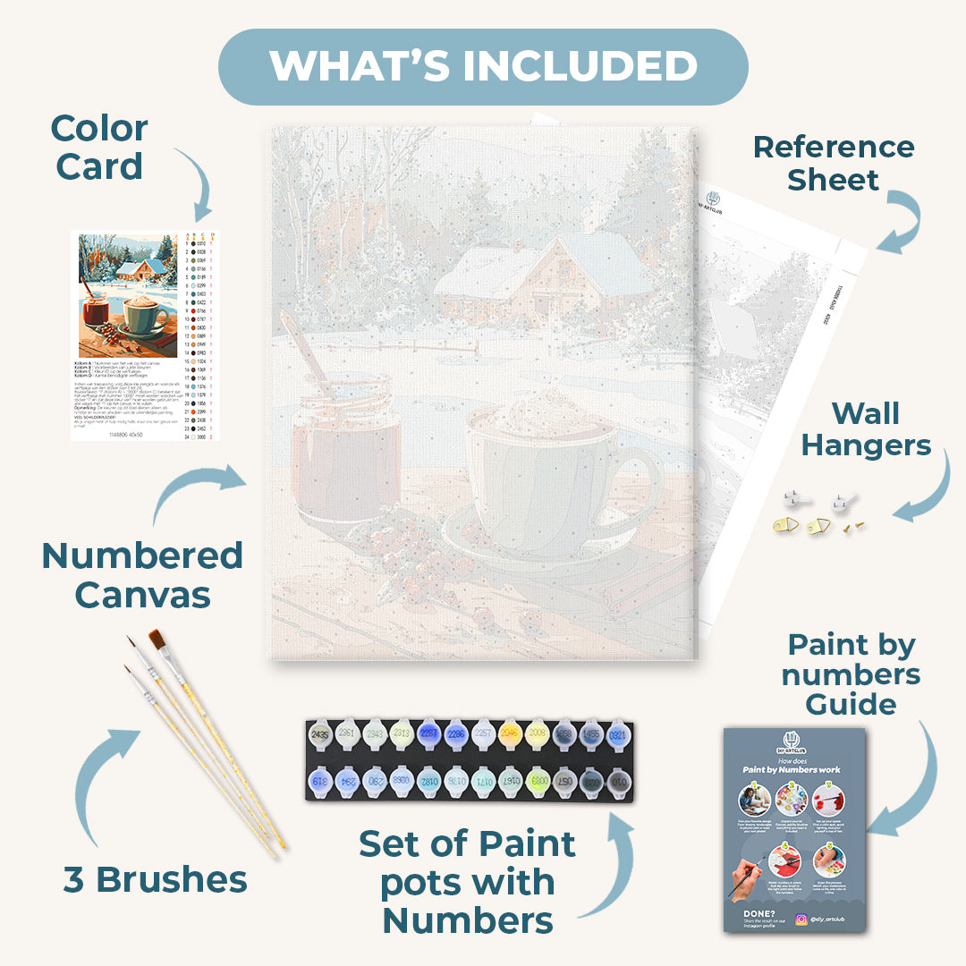 A cozy Winter | Paint by Number