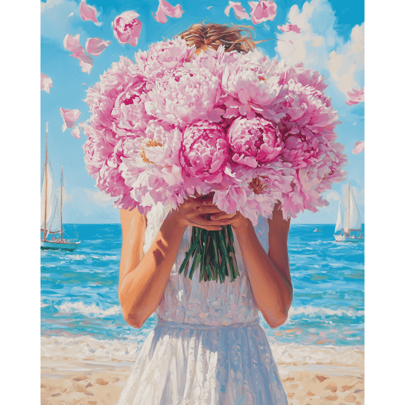 Flower breeze | Paint by Number-Paint by numbers