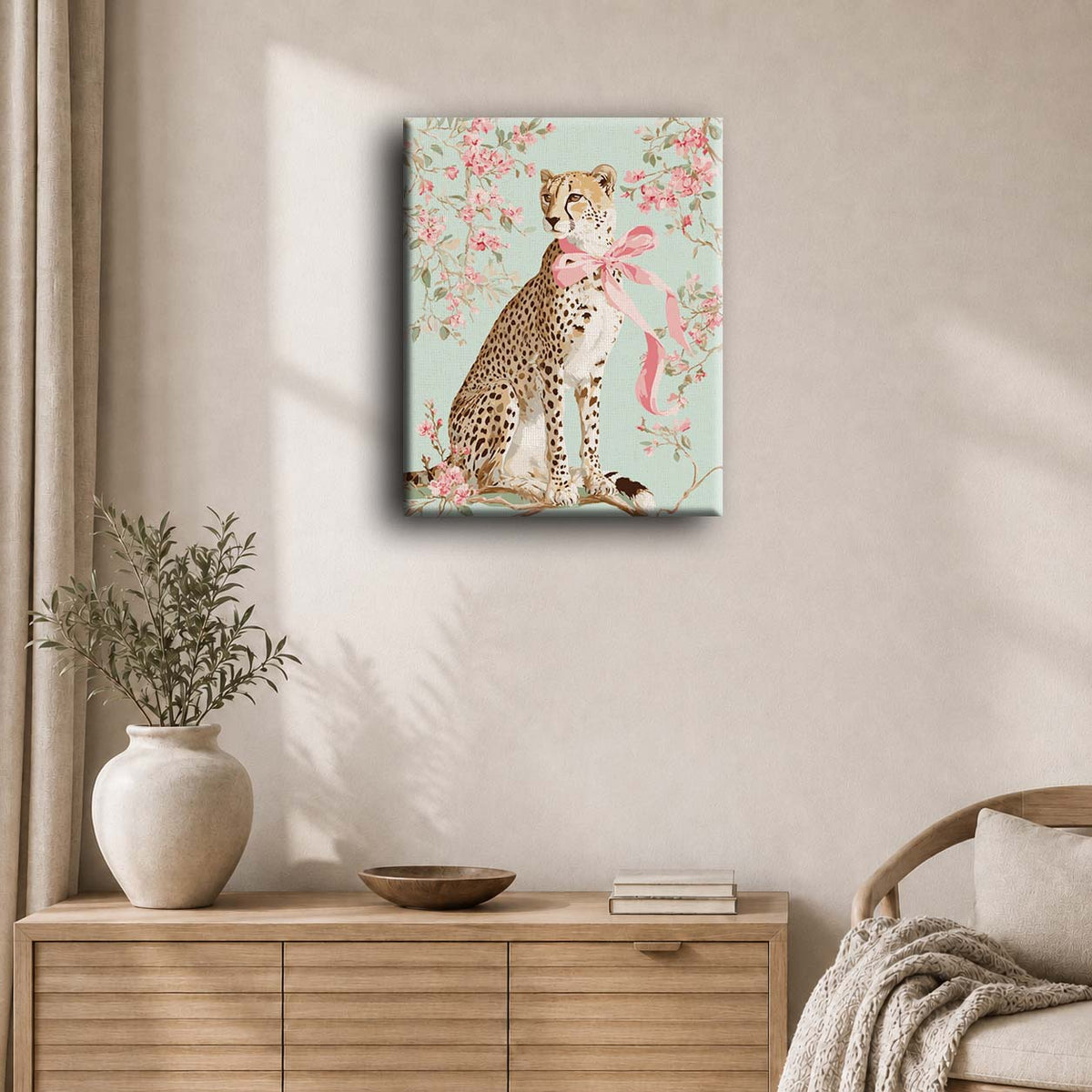The pink ribbon | Paint by Number