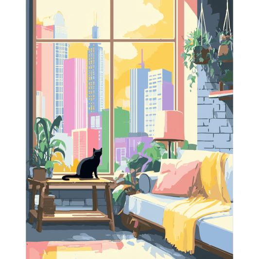 Loft in New York | Paint by Number-Paint by numbers