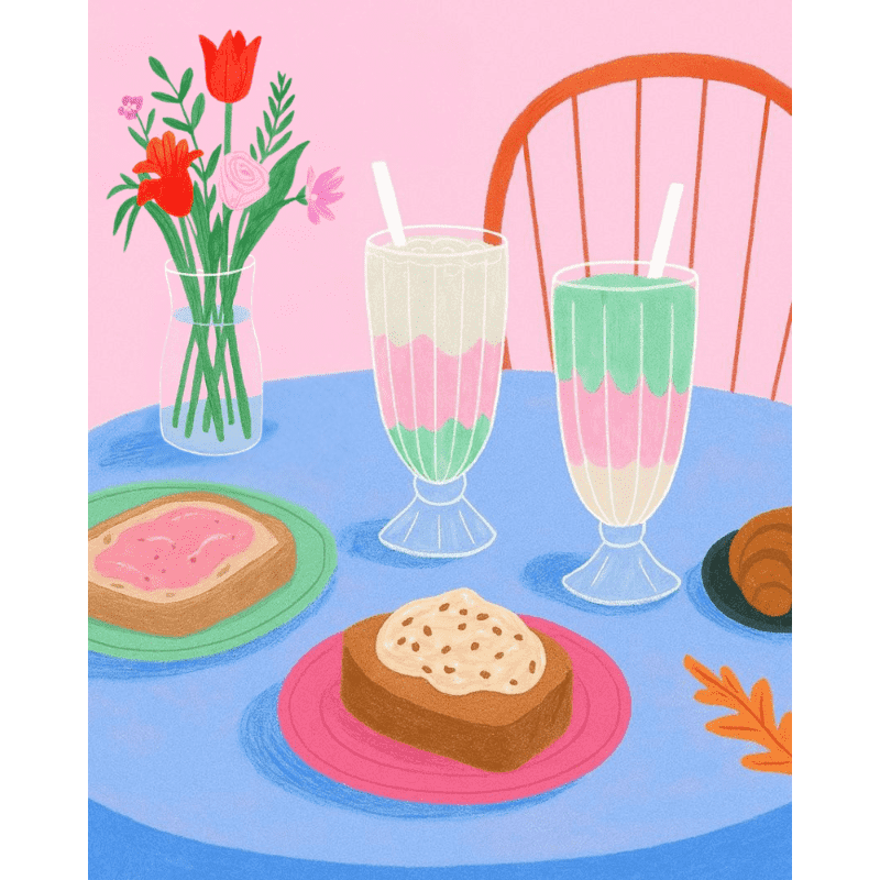 Milkshakes | Paint by Number- Paint by Numbers