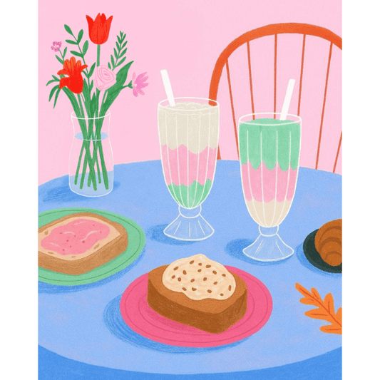 Milkshakes | Paint by Number- Paint by Numbers