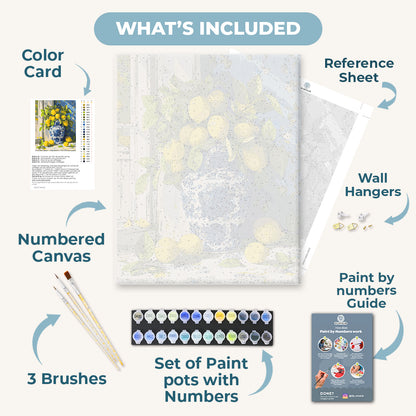Lemon bouquet | Paint by Number