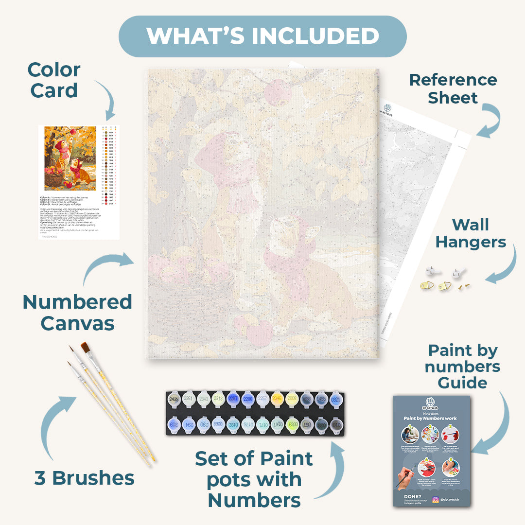 Apples picking | Paint by Number