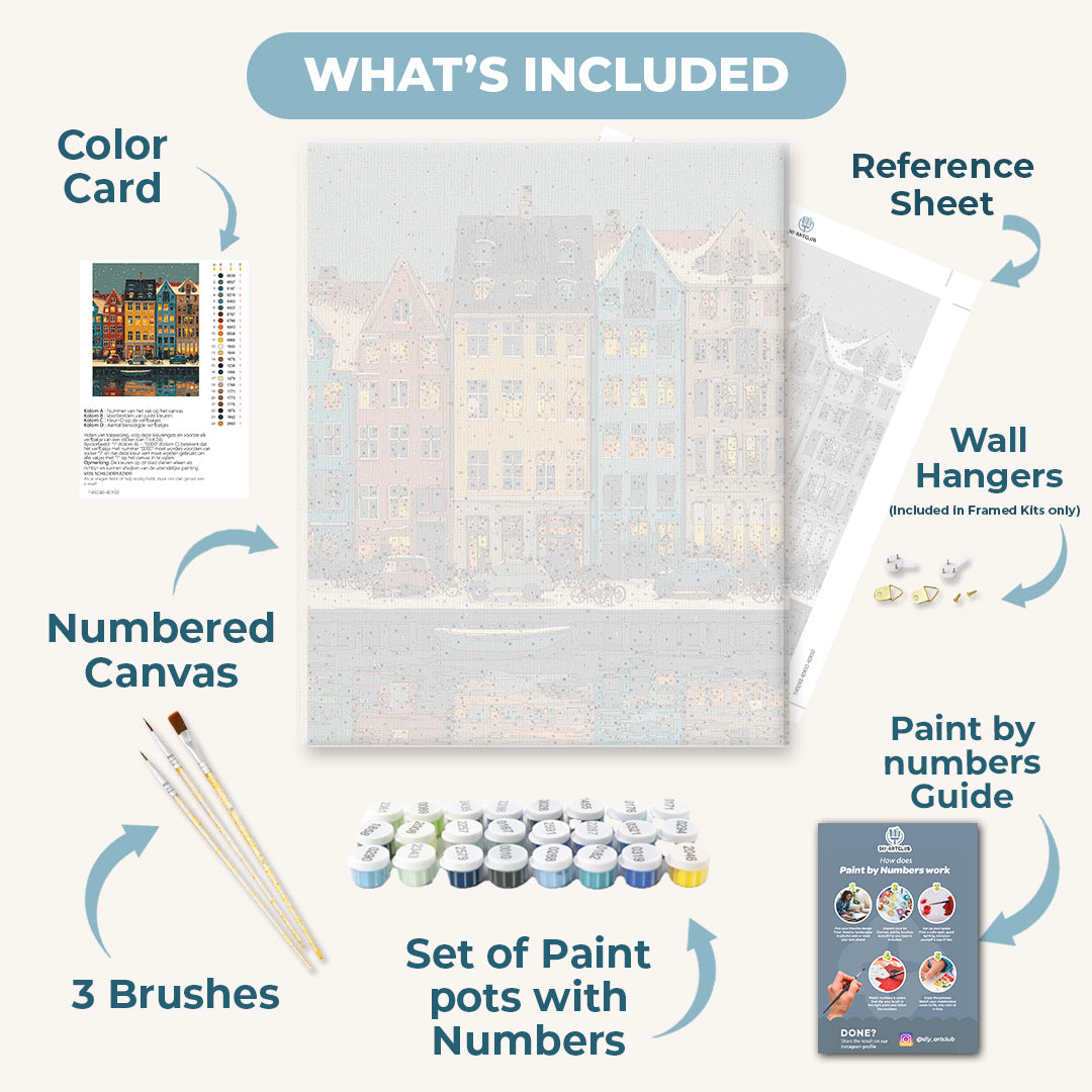 Winter in Copenhagen | Paint by Number