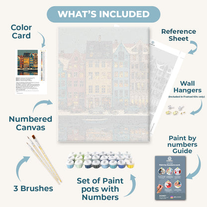Winter in Copenhagen | Paint by Number