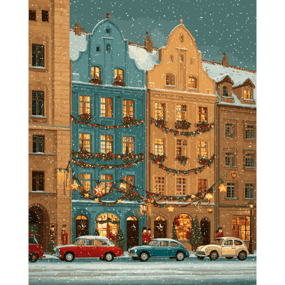 Festive Berlin | Paint by Number-Paint by numbers
