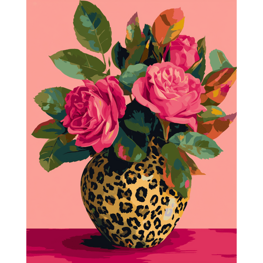 Wild Roses | Paint by Number- Paint by Numbers
