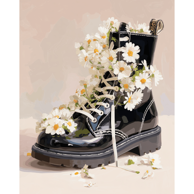Walking into spring | Paint by Number- Paint by Numbers