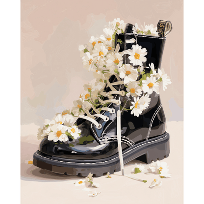 Walking into spring | Paint by Number- Paint by Numbers
