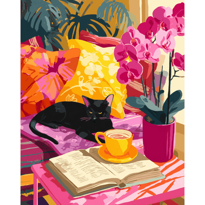 A lazy day | Paint by Number- Paint by Numbers