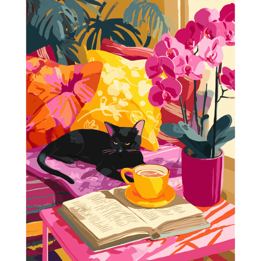 A lazy day | Paint by Number- Paint by Numbers