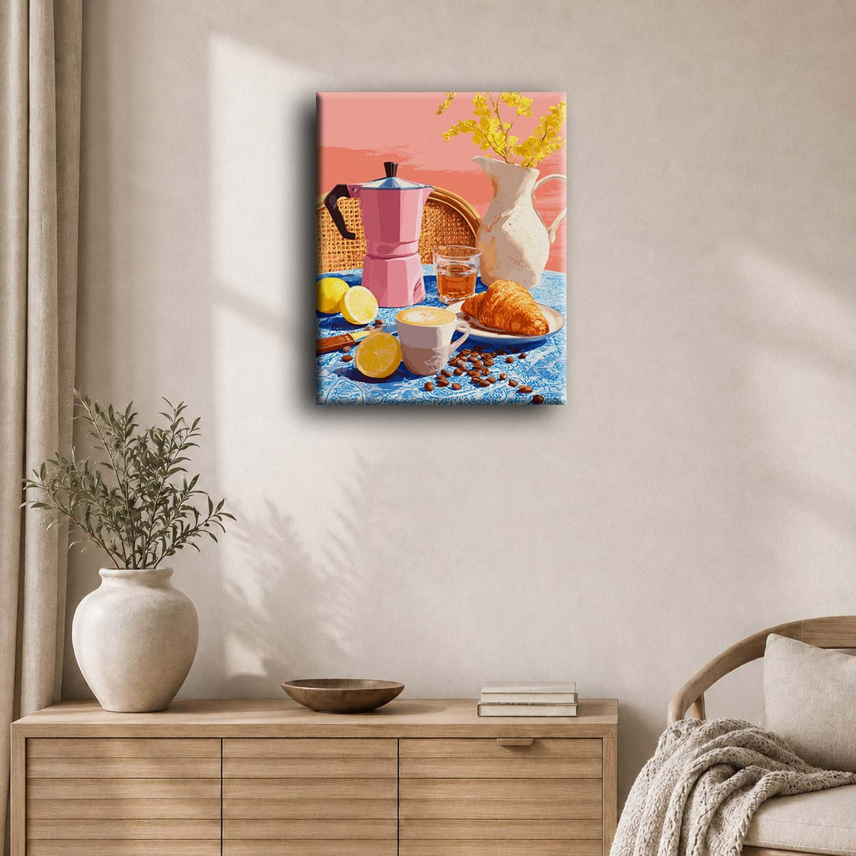 Brassé pour le soleil | Peinture à numéros
