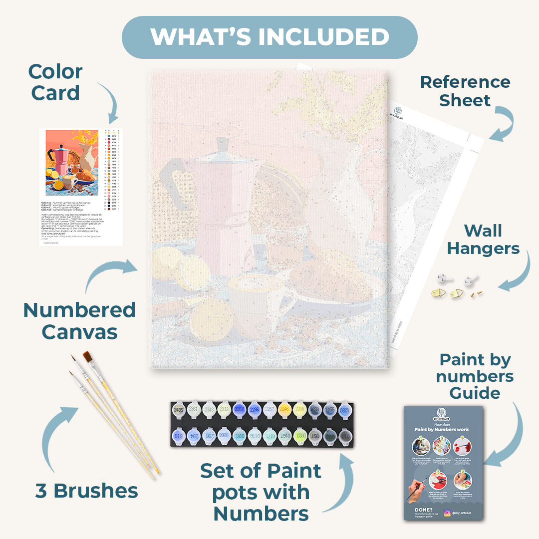 Brewed for Sunshine | Paint by Number