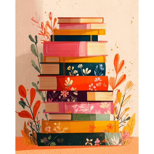 Colorful reading | Paint by Number- Paint by Numbers