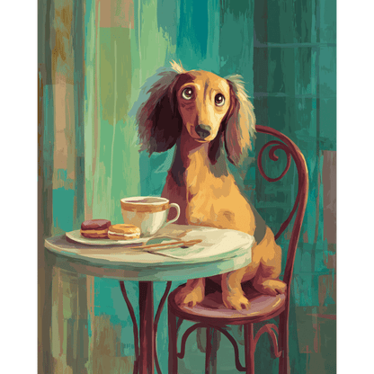 Café dreamer | Paint by Number- Paint by Numbers
